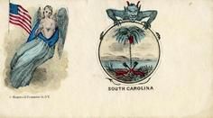 71x066.22 - South Carolina State Seal, Civil War State Seals from Winterthur's Magnus Collection